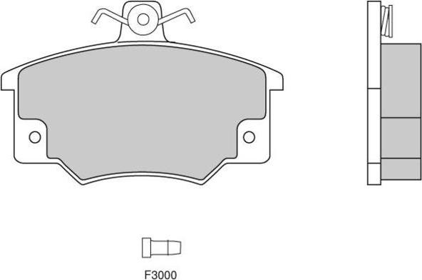 E.T.F. 12-0178 - Set placute frana,frana disc aaoparts.ro