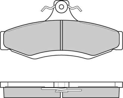 E.T.F. 12-0851 - Set placute frana,frana disc aaoparts.ro