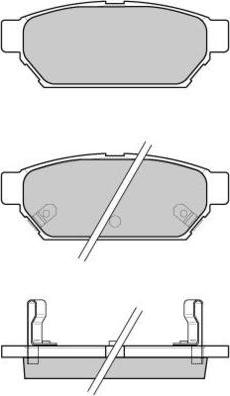 E.T.F. 12-0800 - Set placute frana,frana disc aaoparts.ro