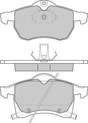 GUD GBP068302 - Set placute frana,frana disc aaoparts.ro