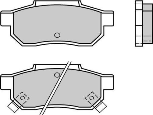 E.T.F. 12-0396 - Set placute frana,frana disc aaoparts.ro