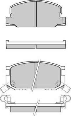 E.T.F. 12-0308 - Set placute frana,frana disc aaoparts.ro