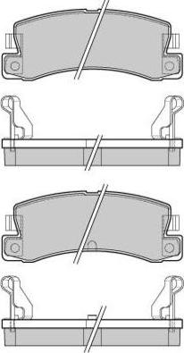 E.T.F. 12-0323 - Set placute frana,frana disc aaoparts.ro