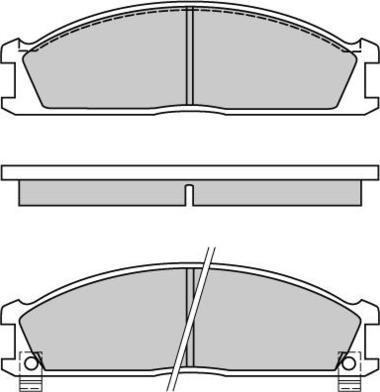 E.T.F. 12-0370 - Set placute frana,frana disc aaoparts.ro