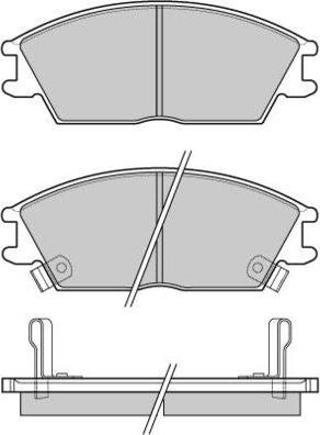 E.T.F. 12-0293 - Set placute frana,frana disc aaoparts.ro