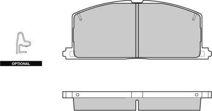 ADVICS-SEA A1N034T - Set placute frana,frana disc aaoparts.ro