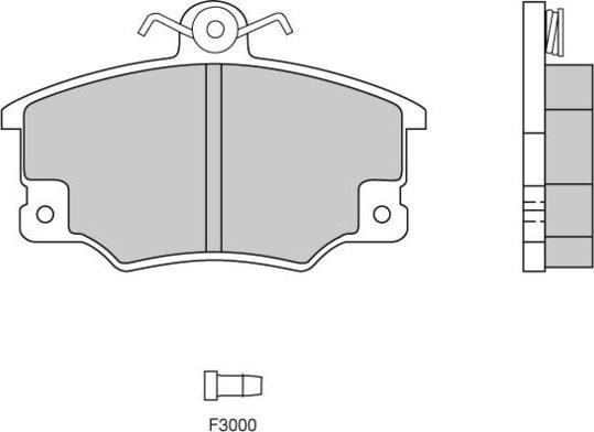 E.T.F. 12-0268 - Set placute frana,frana disc aaoparts.ro