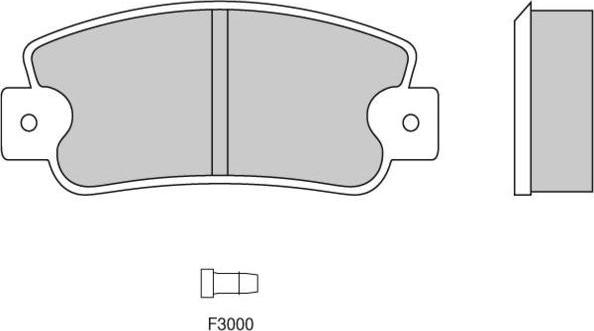 E.T.F. 12-0203 - Set placute frana,frana disc aaoparts.ro