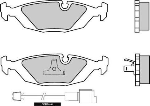 E.T.F. 12-0236 - Set placute frana,frana disc aaoparts.ro