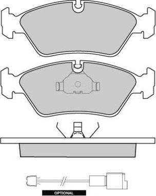 WXQP 240201 - Set placute frana,frana disc aaoparts.ro