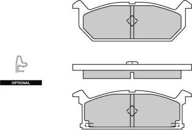 E.T.F. 12-0279 - Set placute frana,frana disc aaoparts.ro