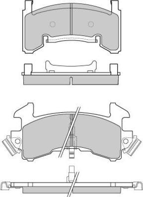 E.T.F. 12-0796 - Set placute frana,frana disc aaoparts.ro