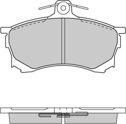 E.T.F. 12-0700 - Set placute frana,frana disc aaoparts.ro