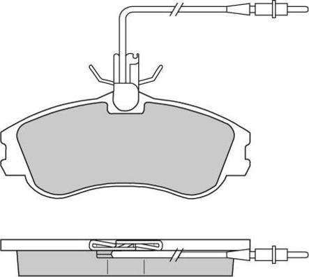 E.T.F. 12-0711 - Set placute frana,frana disc aaoparts.ro