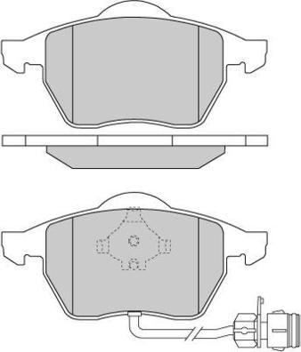E.T.F. 12-0733 - Set placute frana,frana disc aaoparts.ro
