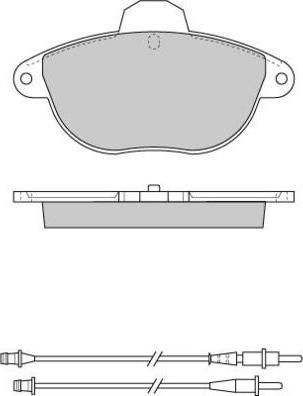 E.T.F. 12-0737 - Set placute frana,frana disc aaoparts.ro