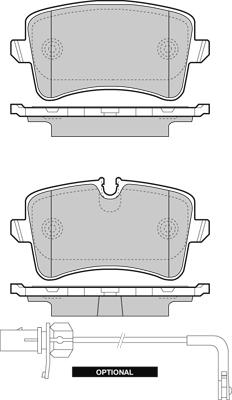 VW 4H0 698 451S - Set placute frana,frana disc aaoparts.ro