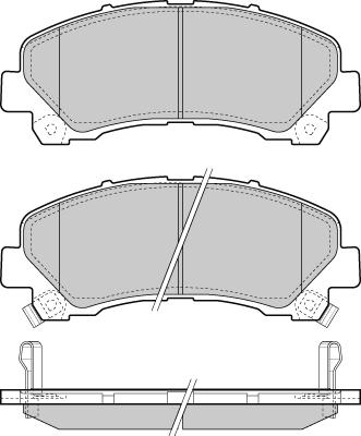 J&S Automotive VBP3474 - Set placute frana,frana disc aaoparts.ro