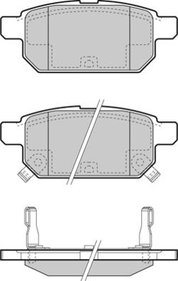 E.T.F. 12-1467 - Set placute frana,frana disc aaoparts.ro