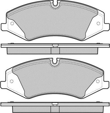 GMC 2502201 - Set placute frana,frana disc aaoparts.ro