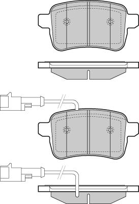 Mercury GDB1905 - Set placute frana,frana disc aaoparts.ro