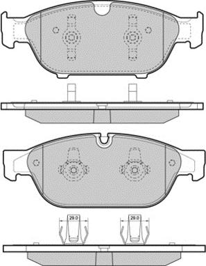 E.T.F. 12-1476 - Set placute frana,frana disc aaoparts.ro
