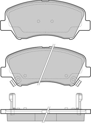 E.T.F. 12-1470 - Set placute frana,frana disc aaoparts.ro