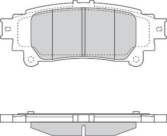 FTE 9005158 - Set placute frana,frana disc aaoparts.ro