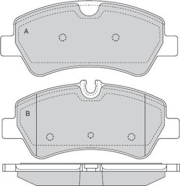 Valeo 302406 - Set placute frana,frana disc aaoparts.ro