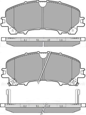 GMC 2211701 - Set placute frana,frana disc aaoparts.ro