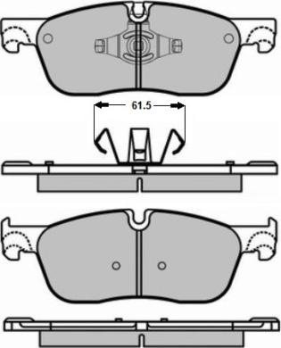 TOYOTA T2R69707 - Set placute frana,frana disc aaoparts.ro