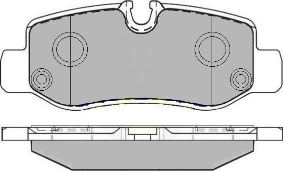 Mercedes-Benz A 447 420 67 00 - Set placute frana,frana disc aaoparts.ro