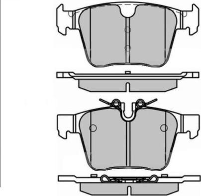 Land Rover LR160458 - Set placute frana,frana disc aaoparts.ro