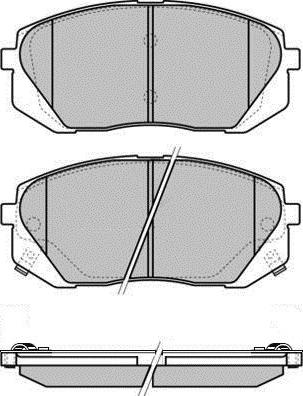 Hyundai 58101R2A10 - Set placute frana,frana disc aaoparts.ro