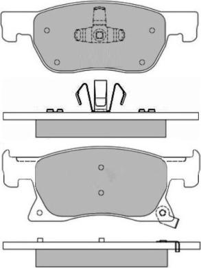 Opel 16 849 347 80 - Set placute frana,frana disc aaoparts.ro