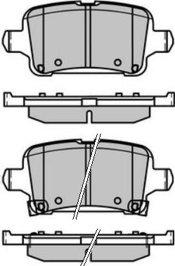 Opel 16 849 340 80 - Set placute frana,frana disc aaoparts.ro