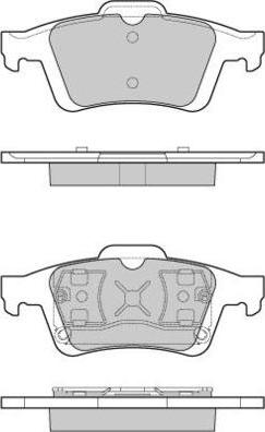 E.T.F. 12-1091 - Set placute frana,frana disc aaoparts.ro