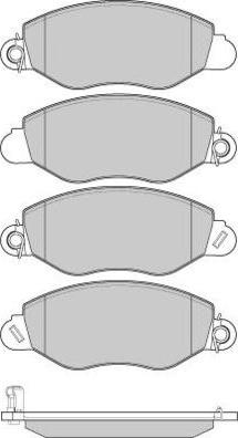 E.T.F. 12-1010 - Set placute frana,frana disc aaoparts.ro