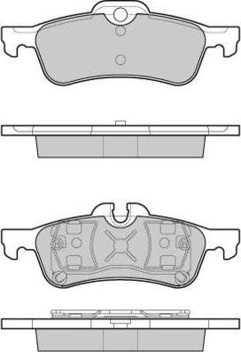 Mini 2 166 621 - Set placute frana,frana disc aaoparts.ro