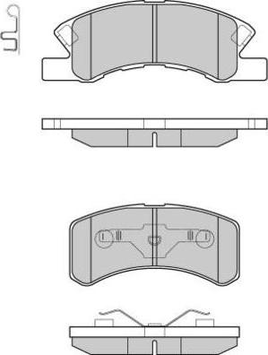 E.T.F. 12-1190 - Set placute frana,frana disc aaoparts.ro