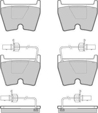 E.T.F. 12-1114 - Set placute frana,frana disc aaoparts.ro