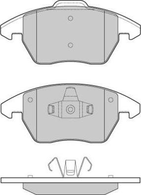 E.T.F. 12-1174 - Set placute frana,frana disc aaoparts.ro
