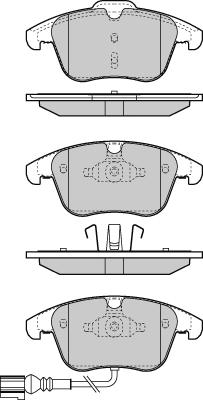 VW 5N0698151D - Set placute frana,frana disc aaoparts.ro