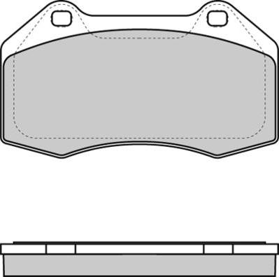 Alpine 41060-8131R - Set placute frana,frana disc aaoparts.ro