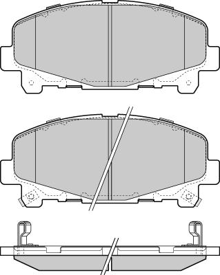 Honda 45022-TL0-G52 - Set placute frana,frana disc aaoparts.ro