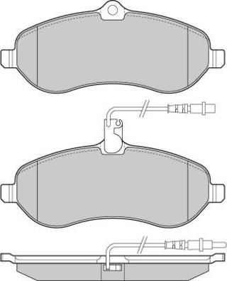 PEUGEOT 16 736 013 80 - Set placute frana,frana disc aaoparts.ro