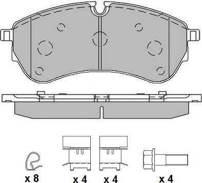 GMC 2214701 - Set placute frana,frana disc aaoparts.ro