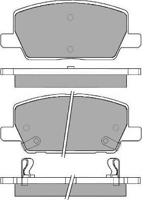 Opel 1680880680 - Set placute frana,frana disc aaoparts.ro