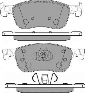 FORD 2 641 074 - Set placute frana,frana disc aaoparts.ro