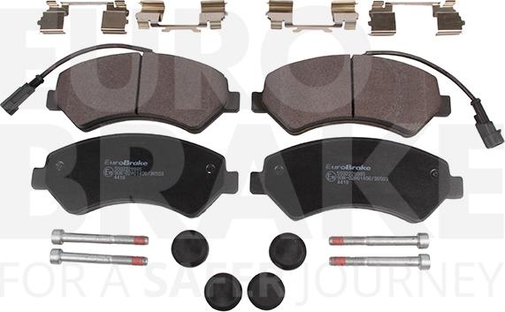 Eurobrake 5502229995 - Set placute frana,frana disc aaoparts.ro